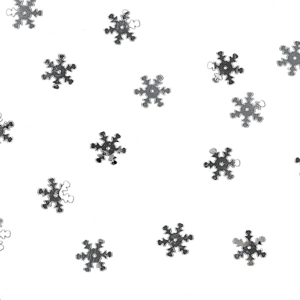 Konfetti, snöflingor 1000st silverfärgade jul nyår fest bord silver