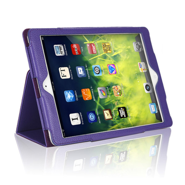 Yksivärinen yksinkertainen kansi iPad Airille, iPad Air 2:lle, iPad 5:lle, iPad 6:lle - Purppura Ipad Air 1/2 Ipad 9,7 Gen 5/6