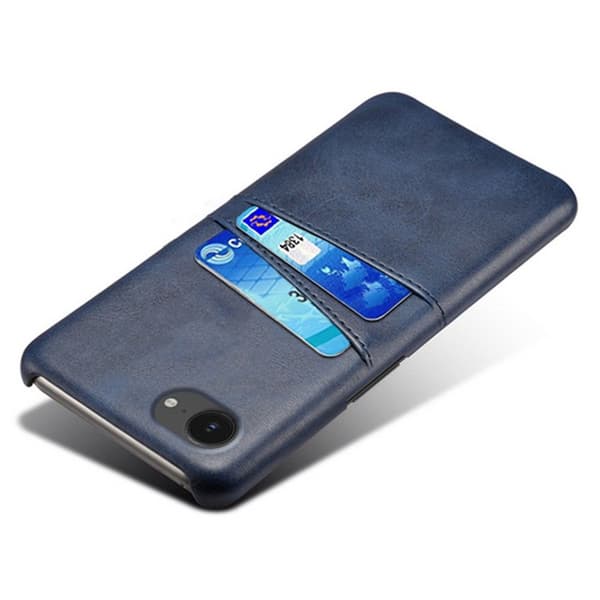 iPhone 16e blå skal 2 kort fack - Blå
