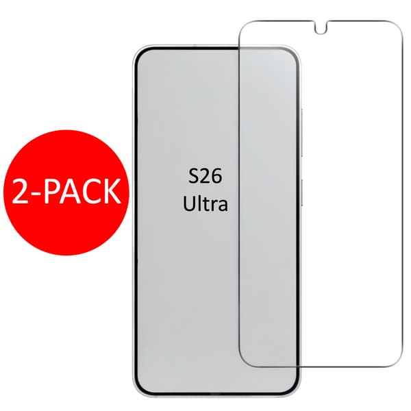 2-pakkaus 1SWEDEN näytönsuoja Samsung Galaxy S26 Ultralle Transparent