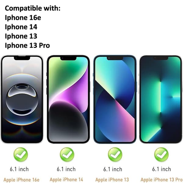 iPhone 14 Skærmbeskytter Hærdet Glas Premium 1-pak