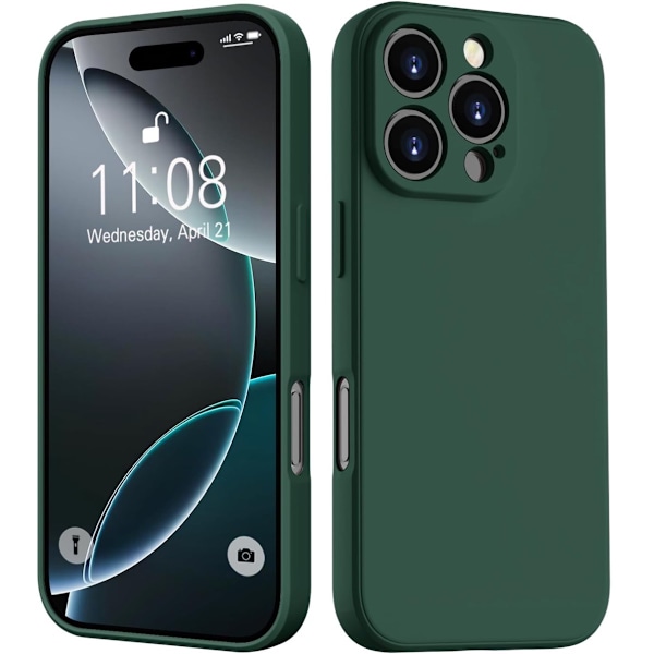 iPhone 16 Pro mobilcover TPU / silikone lys grøn - LIGHT GREEN IPHONE 16 PRO