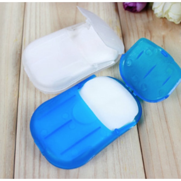 2-pack tvålask med tvål resa portabel flere färger