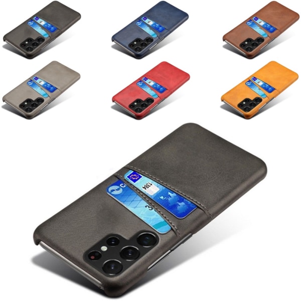 Samsung Galaxy S22 Ultra skal - mobilcover - urtag - oplader - høretelefoner - Red