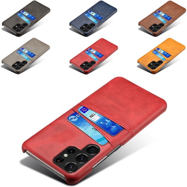 Samsung Galaxy S22 Ultra skal mobilskal urtag laddare hörlurar - Röd