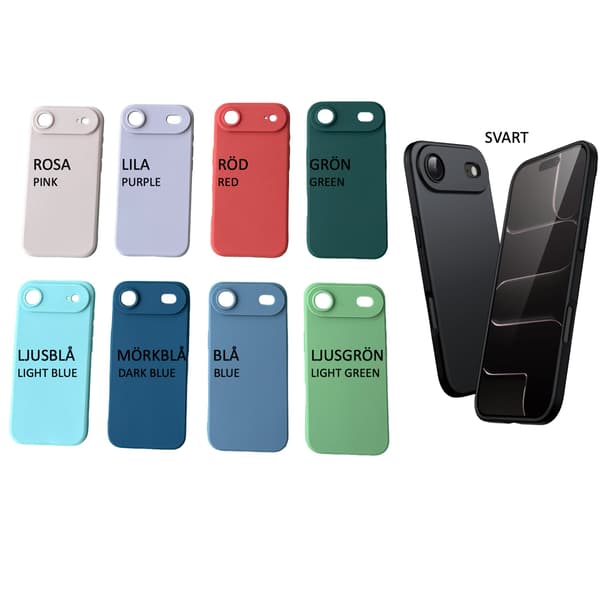 Iphone Air skal mobilskal silikon / TPU - VÄLJ: LILA IPHONE AIR