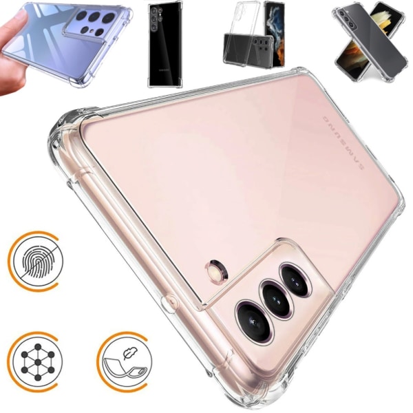 Samsung Galaxy S22 FE/Ultra/Plus skal etui mobilcover Army V3 - Transparent S22+ Samsung Galaxy