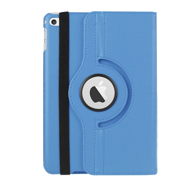 Beskyttelse 360° rotation iPad mini 4/5 etui stativ skærmbeskyttelse skal - Lyseblå Ipad Mini 5/4 2019/2015