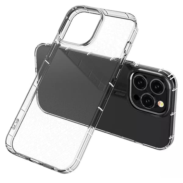 Iphone 14 Pro/ProMax/Plus skal etui mobilcover cushion - VÆLG:   IPHONE 14 PLUS