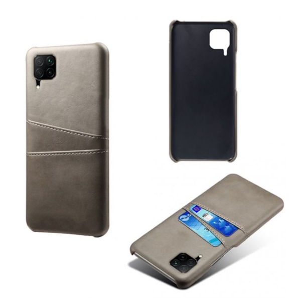 Huawei P40 lite 4G cover etui beskyttelse læder kort vis - Sort P40 lite 4G