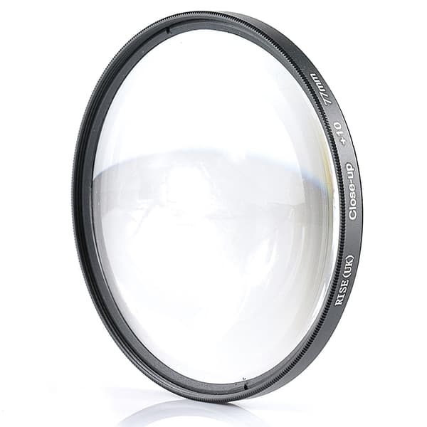 77 mm +10 close up- / makro- / närbildsfilter Svart