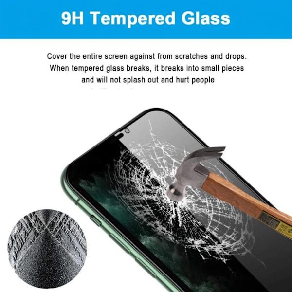 Iphone 13/12/11/xr/x/xs/8/7/6 pro/max/skal skærmbeskyttelse privacy - Gennemsigtig Iphone XS Max