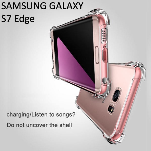 Samsung S21/S20/S10/S9/S8/S7 FE/Ultra/Plus kuori - Transparent S20+ / S20 Plus Samsung Galaxy