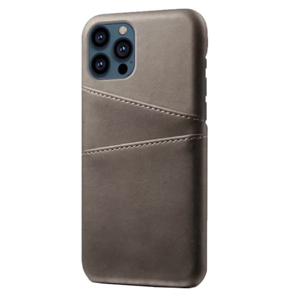 Kortholder til iPhone 13 Pro Max - Mobilcover med plads til kreditkort Rød iPhone 13 Pro Max