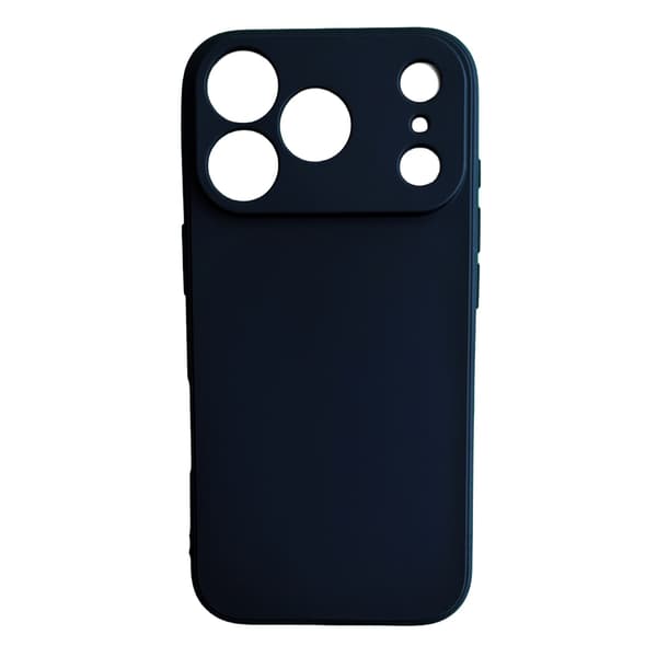 Iphone 17 Pro Max skal mobilskal silikon / TPU - VÄLJ: SVART IPHONE 17 PRO MAX