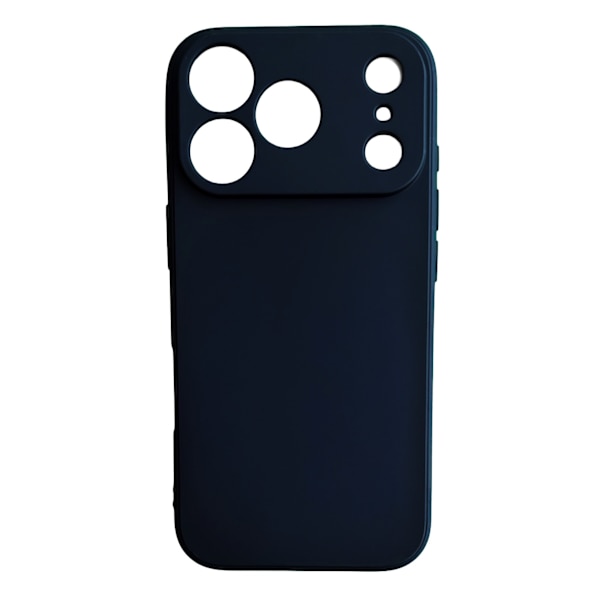 Iphone 17 Pro Max skal mobilskal silikone / TPU - VÆLG: BLACK IPHONE 17 PRO MAX