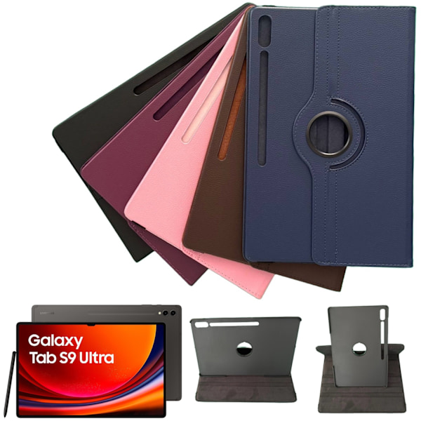 Samsung Galaxy Tab S9 Ultra etui cover - Blå Blå