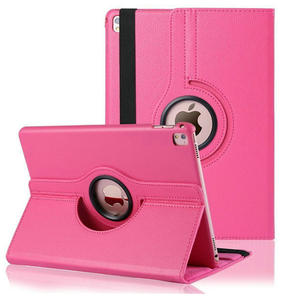 iPad Pro 9.7 etui beskyttelse 360° rotation stativ skærmbeskyttelse taske - Cerise Ipad Pro 9.7