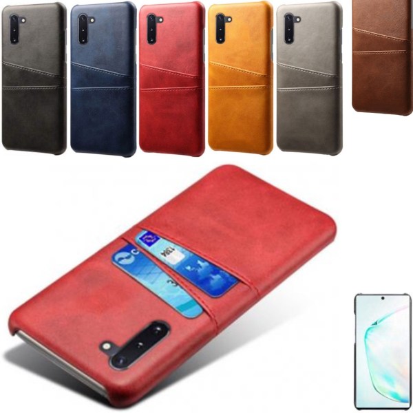 Samsung Galaxy Note10 -kotelo korttipaikalla - Musta Note10
