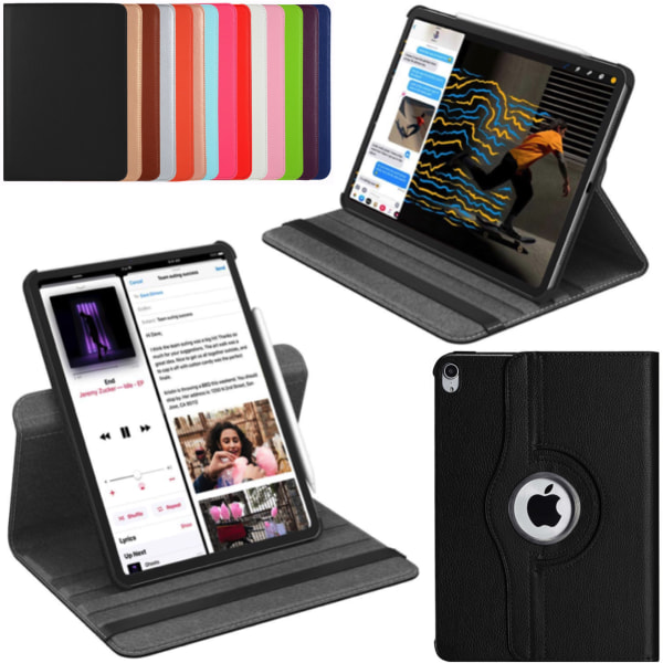 iPad Pro 11 2018/2020/2021/2022 kotelo shell 360 näytönsuoja - Tummanpunainen cerise Ipad Pro 11 gen 1/2/3/4