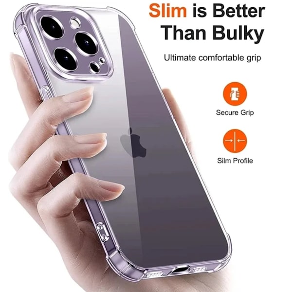 Iphone 15 Pro -kuori, Army V3 Transparent Iphone 15 Pro