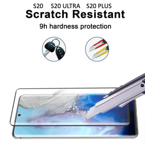 Skærmbeskytter Samsung Galaxy S10 / S20 Ultra / Plus / E Cover - Transparent S20 PLUS