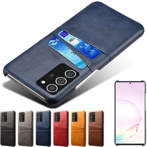 Samsung Galaxy Note20 Ultra coverkort - Sort Note20 Ultra