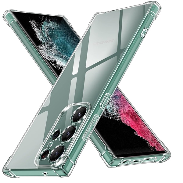 Samsung S24 Ultra skal fodral Army V3 - Transparent