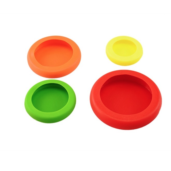 4-pack silikon lock skydd köksredskap frukt / grönsaker flerfärgad