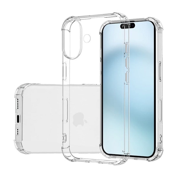 Iphone 16 Plus skal fodral Army V3 Transparent
