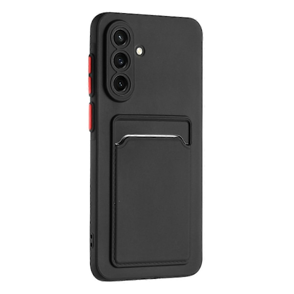 Samsung Galaxy A36 skal mobilskal korthållare slot svart SVART  