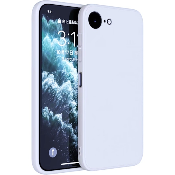 Iphone 16e skal mobilskal silikon / TPU - VÄLJ: VIT IPHONE 16E