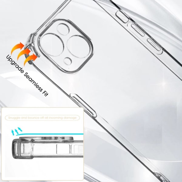 Iphone 15 Plus skal etui Army V3 Transparent Iphone 15 Plus