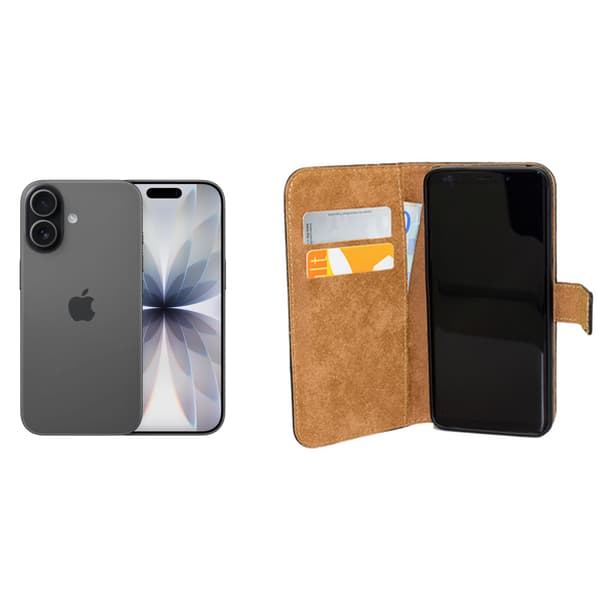 Iphone 17 plånbok skal fodral korthållare - VIT IPHONE 17