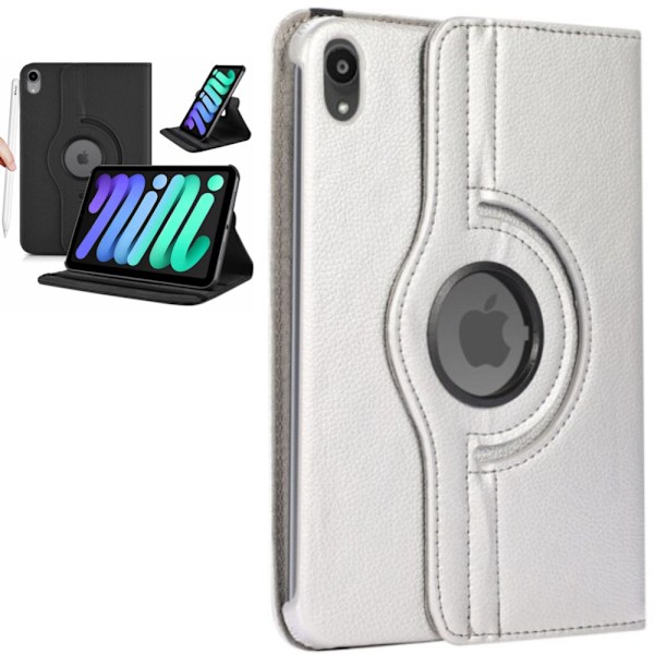 iPad fodral 8.3 mini 7 (A17 Pro) 2024 / mini 6 2021 skal skydd - Silver iPad mini 7/6 2024/2021