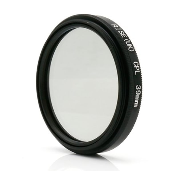 CPL- / POLARISATIONSFILTER 39 MM svart