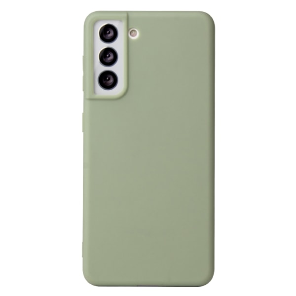 Silikonikotelo Samsung S21 FE kotelo mobiilikuoren näytönsuoja - Valitse: GREEN  