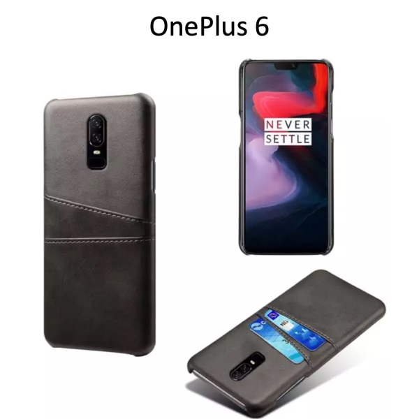 OnePlus 6/6T/7/7Pro/7T/7TPro/8/8T/8Pro kort etui sort - Sort OnePlus 8 Pro