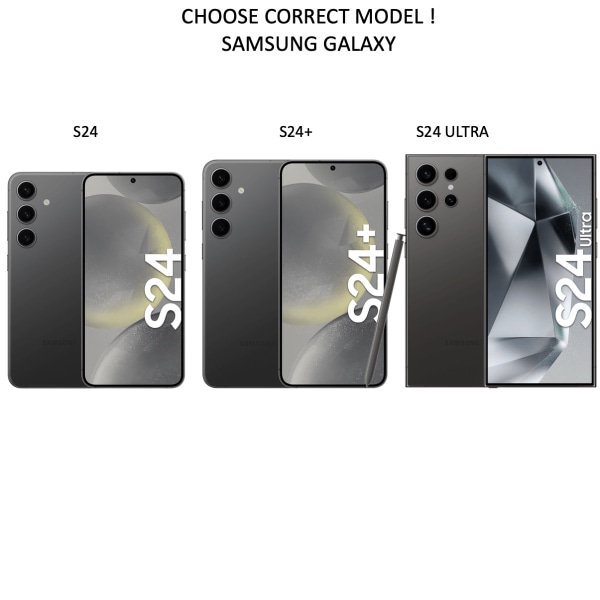 Samsung Galaxy S24 Wallet Shell Case -korttikotelo - Musta SAMSUNG S24