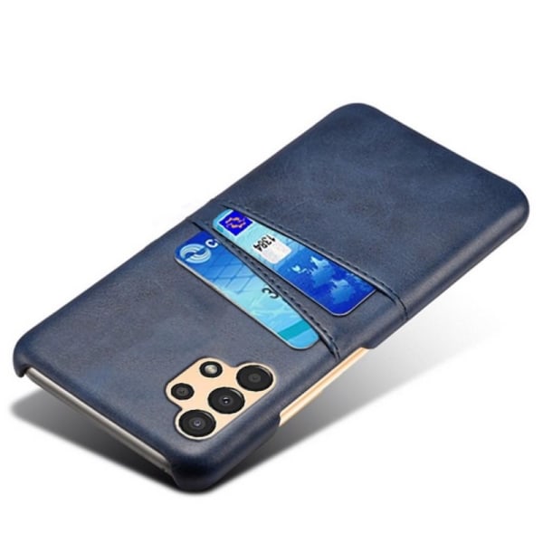 Korthållare Samsung A13 4G skal mobilskal hål laddare hörlurar - Blå Samsung Galaxy A13 5G
