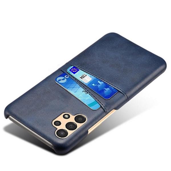 Kortholder Samsung A13 4G cover mobilcover hul til oplader og høretelefoner - Sort Samsung Galaxy A13 5G