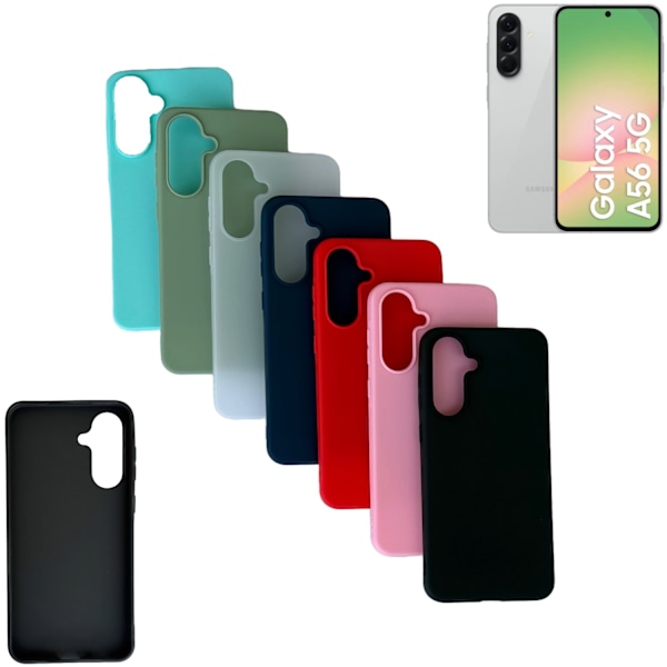 Samsung Galaxy A56 skal mobilskal silikon / TPU - VÄLJ: TURKOS Samsung A56