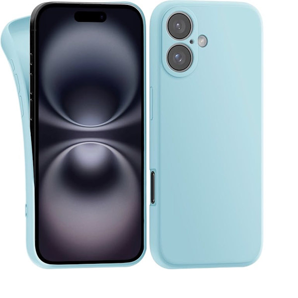iPhone 16 Plus skal mobilskal fodral TPU / silikon svart - SVART IPHONE 16 PLUS