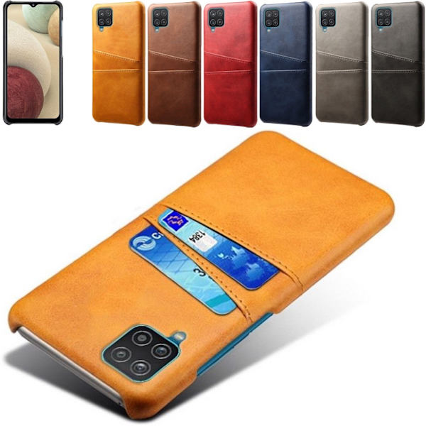 Samsung Galaxy A12 cover kort - Lysebrun A12