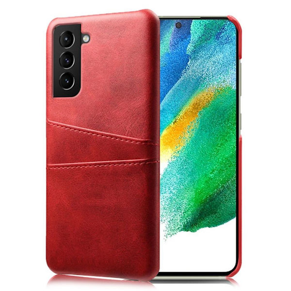 Kortholder Samsung S22 cover mobilskal hul til oplader og høretelefoner - Grå Samsung Galaxy S22