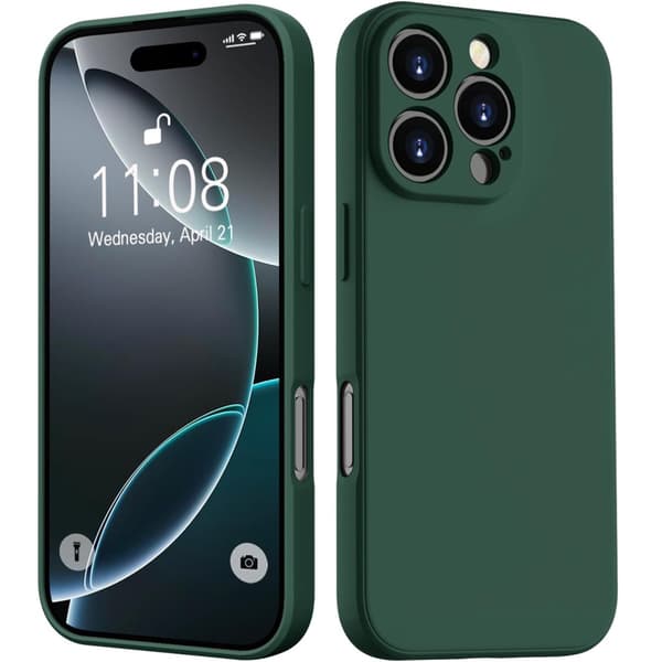 iPhone 16 Pro Max skal mobilcover etui TPU / silikone sort - BLACK IPHONE 16 PRO MAX