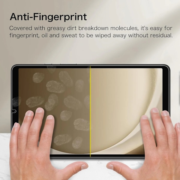 Samsung Galaxy Tab A9 skärmskydd härdat glas 9H transparent  