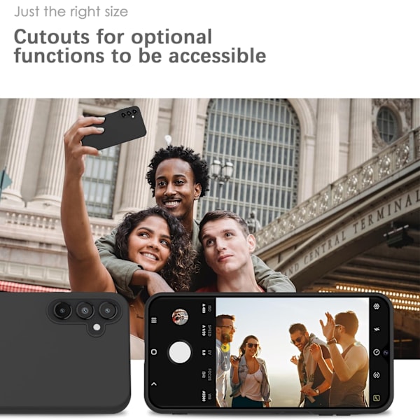 Samsung Galaxy A56 skal mobilskal silikon / TPU - VÄLJ: VIT Samsung A56
