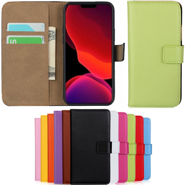iPhone 13 mini plånboksfodral plånbok fodral skal kort gul - Gul iPhone 13 mini