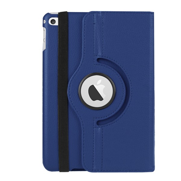Beskyttelse 360° rotation iPad mini 4/5 etui stativ skærmbeskyttelse skal - Mørkeblå Ipad Mini 5/4 2019/2015